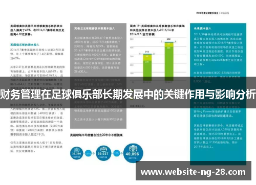 财务管理在足球俱乐部长期发展中的关键作用与影响分析